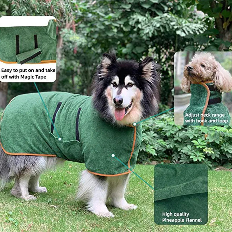 WoofWrap™ Fast-Dry Dog Robe