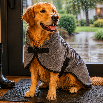 WoofWrap™ Fast-Dry Dog Robe for Wet Dogs